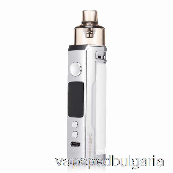 Vape Bulgaria Voopoo Drag X 80w Pod Mod Kit Silver White